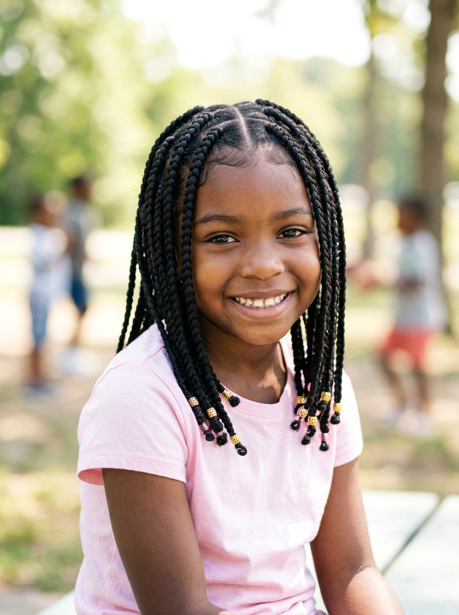 Box Braids For Kids - 20 protective braid styles for toddlers - 20 protective braid styles for toddlers