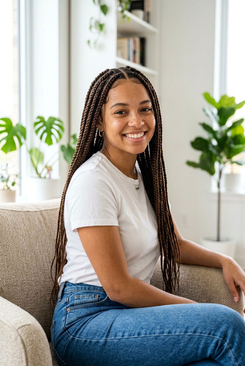 Box Braids For Mixed Girls - 20 braid styles for mixed girls - 20 braid styles for mixed girls