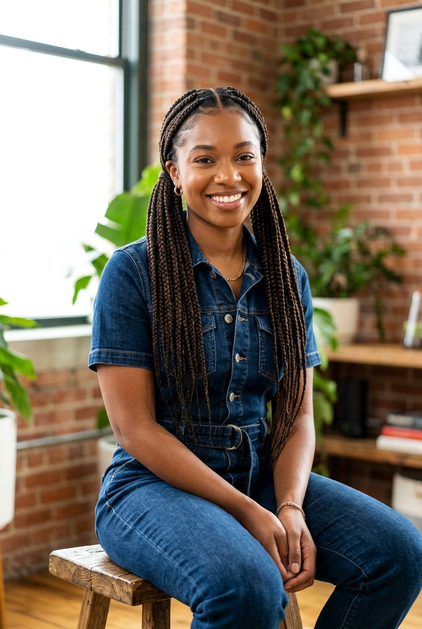 Box Braids Pigtails - 20 cowgirl braid hairstyles - 20 cowgirl braid hairstyles