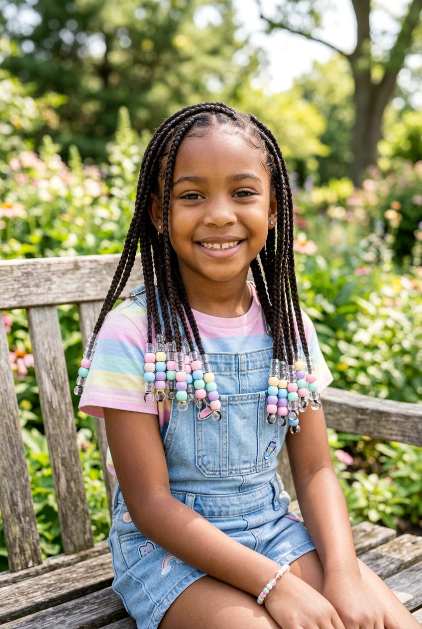 Box Braids With Beads For Little Girls - 20 bead hairstyles for little girls - 20 bead hairstyles for little girls