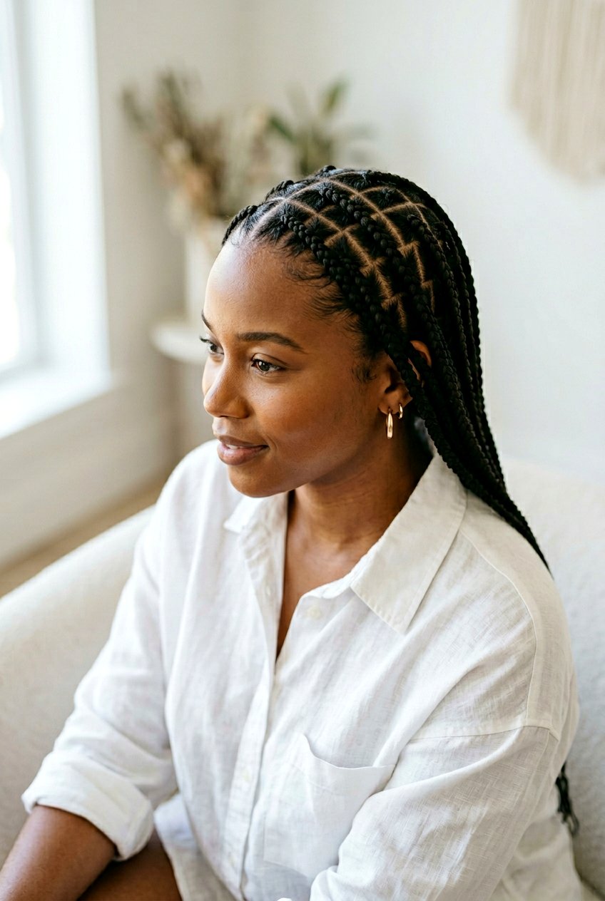 Box parting cornrows - 20 creative cornrow parting styles - 20 creative cornrow parting styles