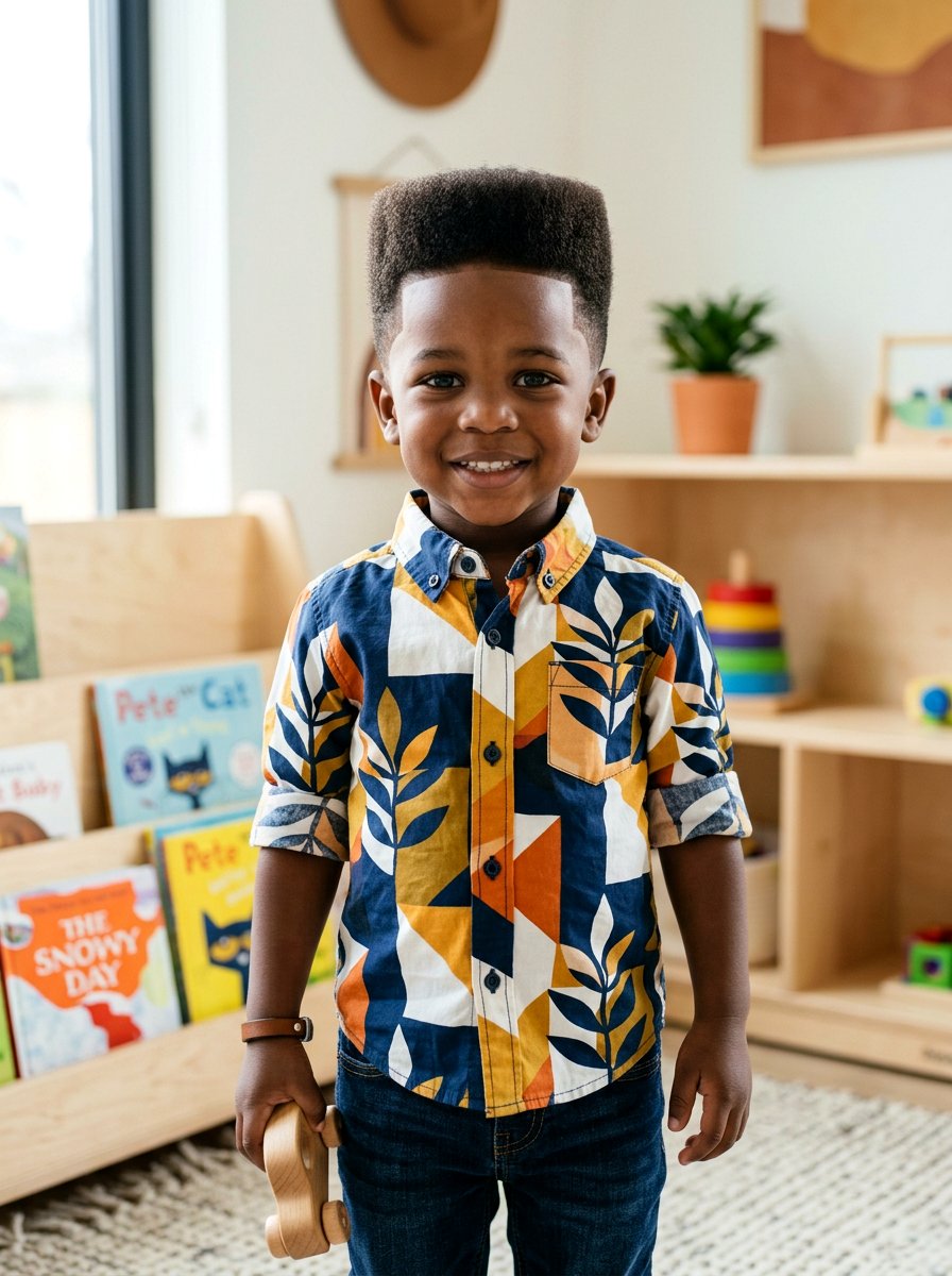 Boxed Afro Cut - 20 toddler afro haircut ideas - 20 toddler afro haircut ideas