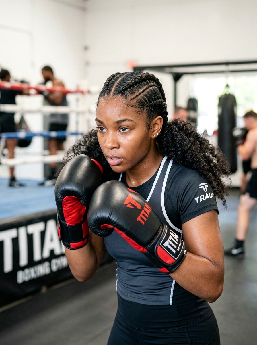 20 Best Gym Hairstyle for Thick Curly Hair to Keep You Cool