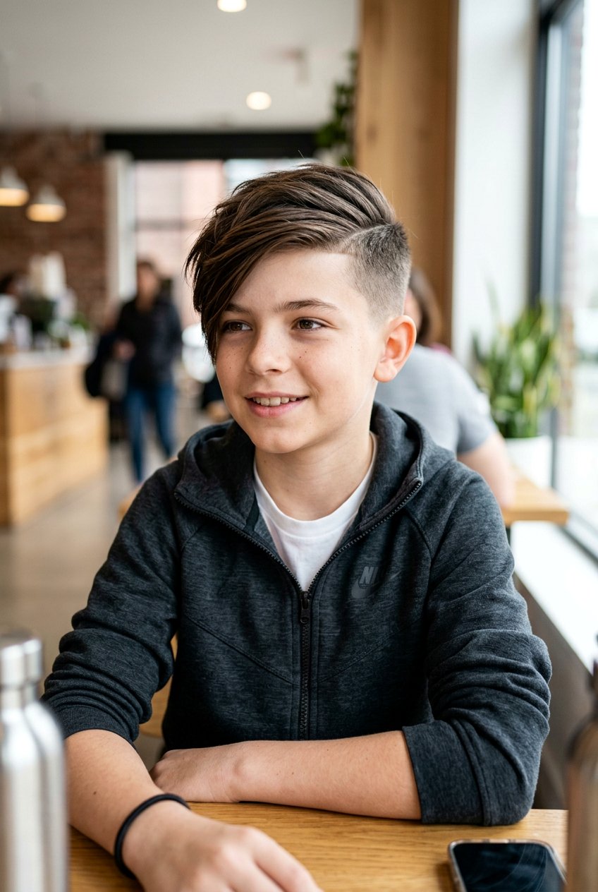 Boys Angular Fringe - 20 boys haircut with longer top - 20 boys haircut with longer top