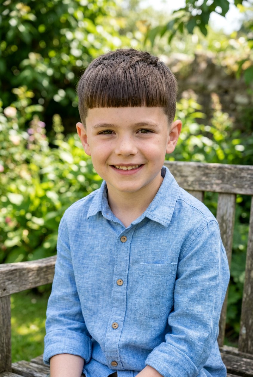 Boys Caesar Haircut - 20 boys vacation haircut for summer - 20 boys vacation haircut for summer
