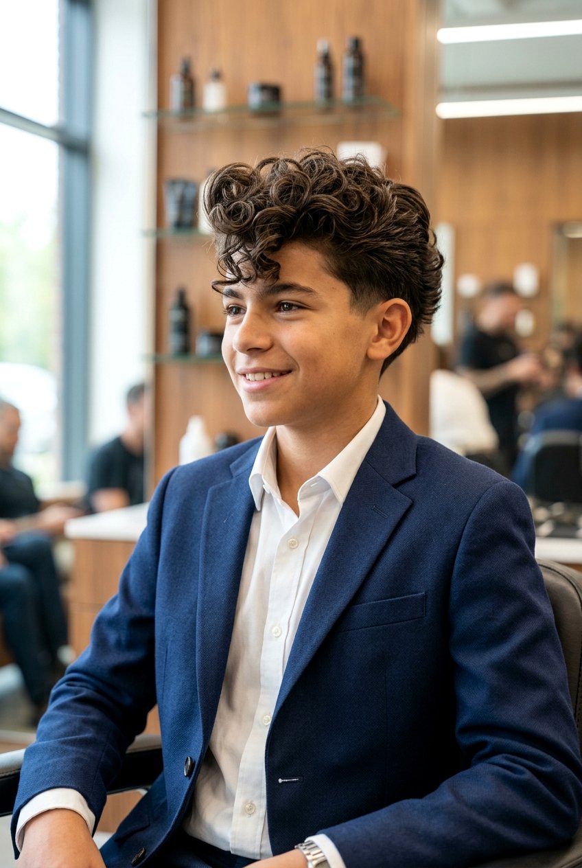 Boys Curly Quiff - 20 boys haircut ideas for curly hair - 20 boys haircut ideas for curly hair