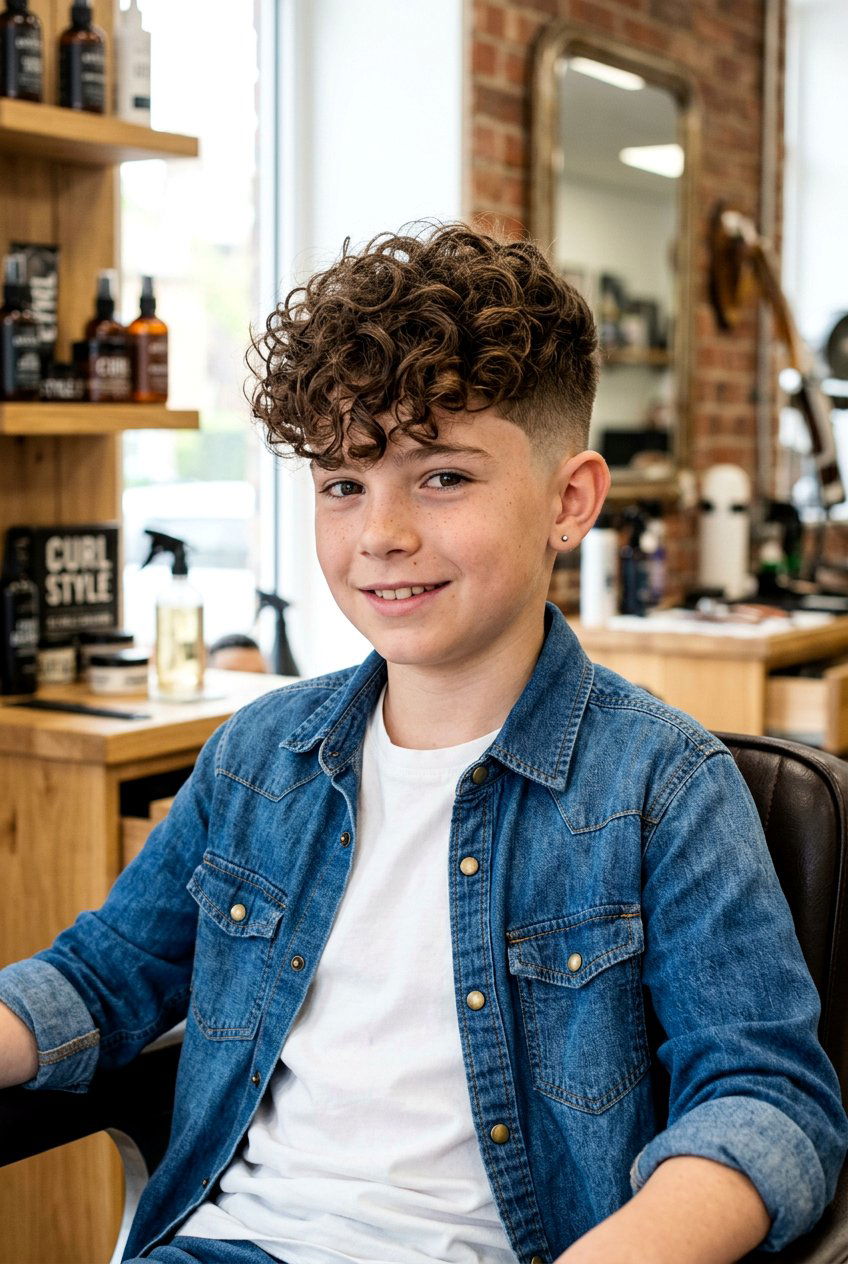 Boys Curly Undercut - 20 boys haircut ideas for curly hair - 20 boys haircut ideas for curly hair