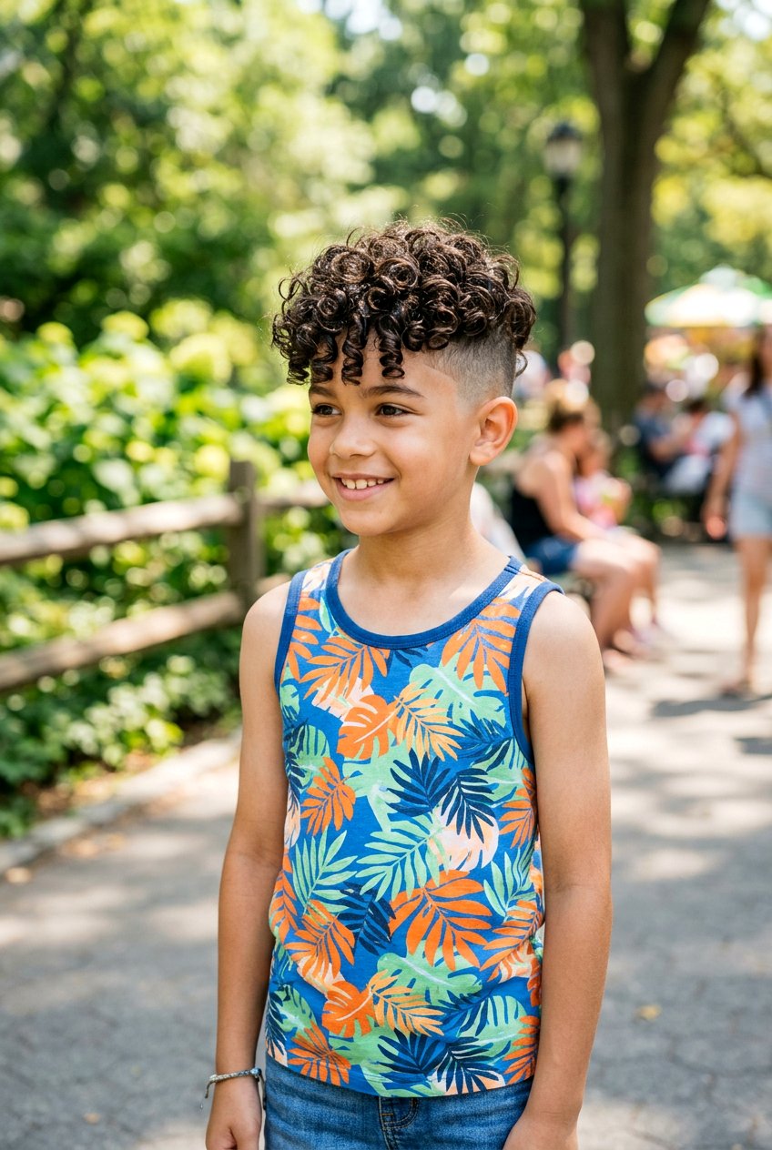 Boys Curly Undercut - 20 boys haircut with longer top - 20 boys haircut with longer top