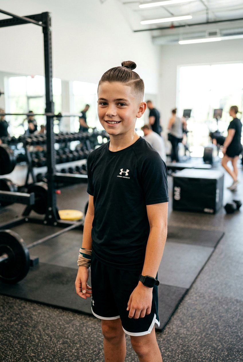 Boys Mid Fade Man Bun - 20 boys haircut with longer top - 20 boys haircut with longer top