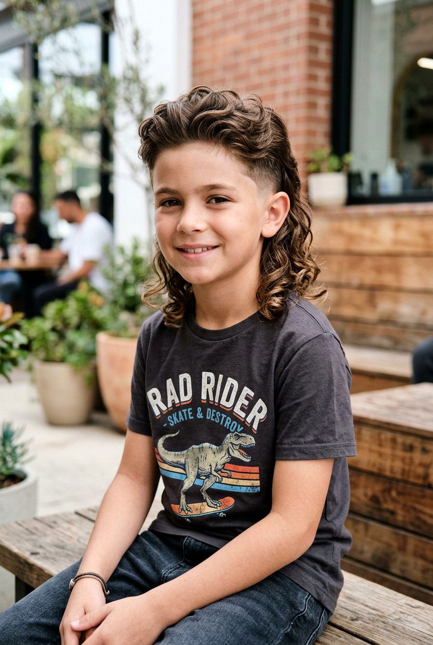 Boys Modern Mullet - 20 first day of school haircuts for boys - 20 first day of school haircuts for boys