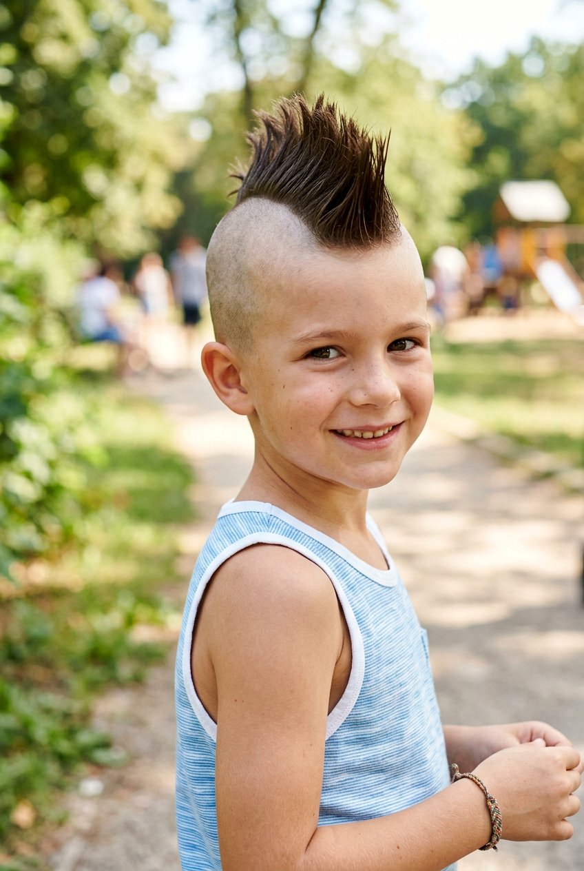 Boys Mohawk Haircut - 20 boys vacation haircut for summer - 20 boys vacation haircut for summer