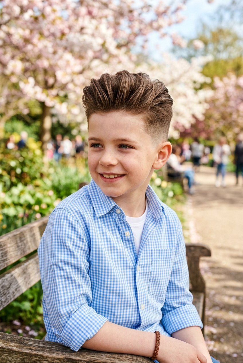 Boys Pompadour Undercut - 20 boys haircut with undercut layers - 20 boys haircut with undercut layers
