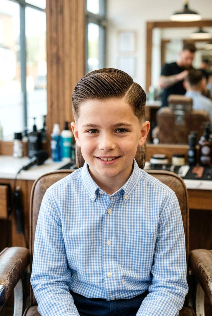 Boys Side Part - 20 first day of school haircuts for boys - 20 first day of school haircuts for boys