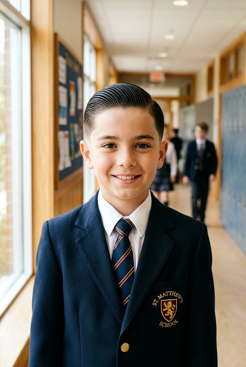 Boys Slicked Back - 20 first day of school haircuts for boys - 20 first day of school haircuts for boys