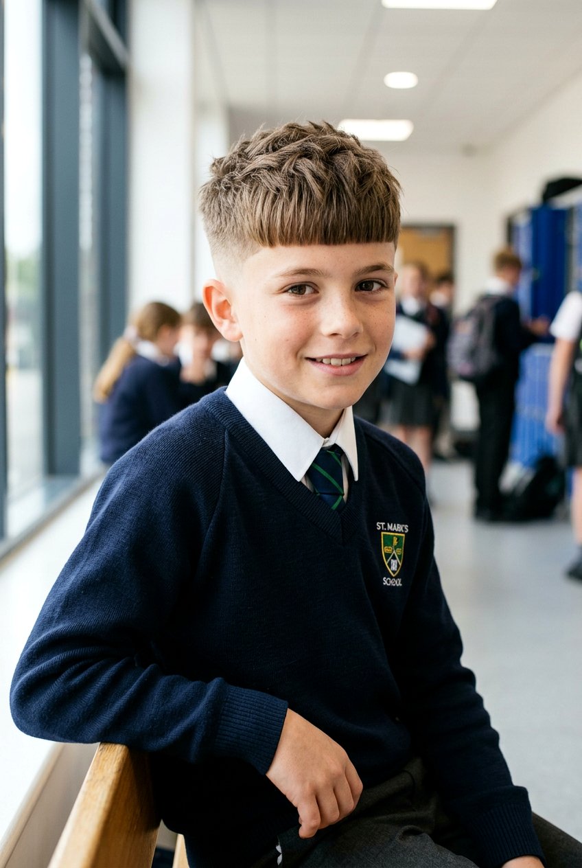 Boys Textured French Crop - 20 boys haircut with longer top - 20 boys haircut with longer top