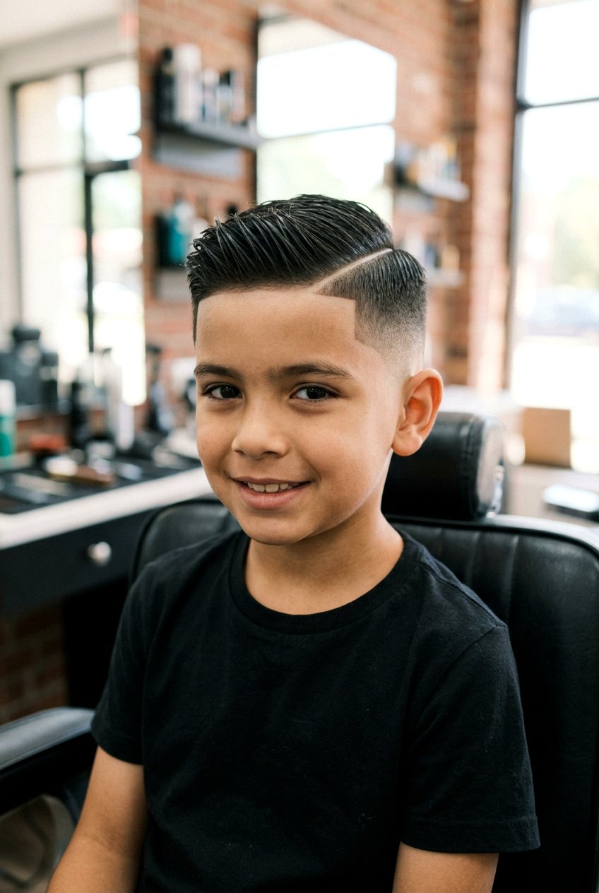 20 Cool Boys Haircut With Side Part And Fade You Must Try