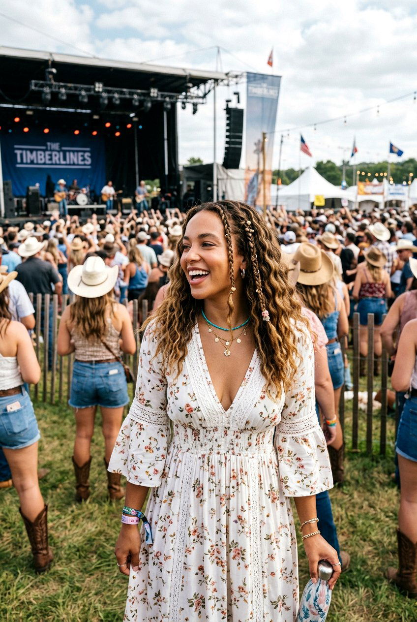 Braid Out Waves Country Concert - 20 country concert curls hairstyle - 20 country concert curls hairstyle