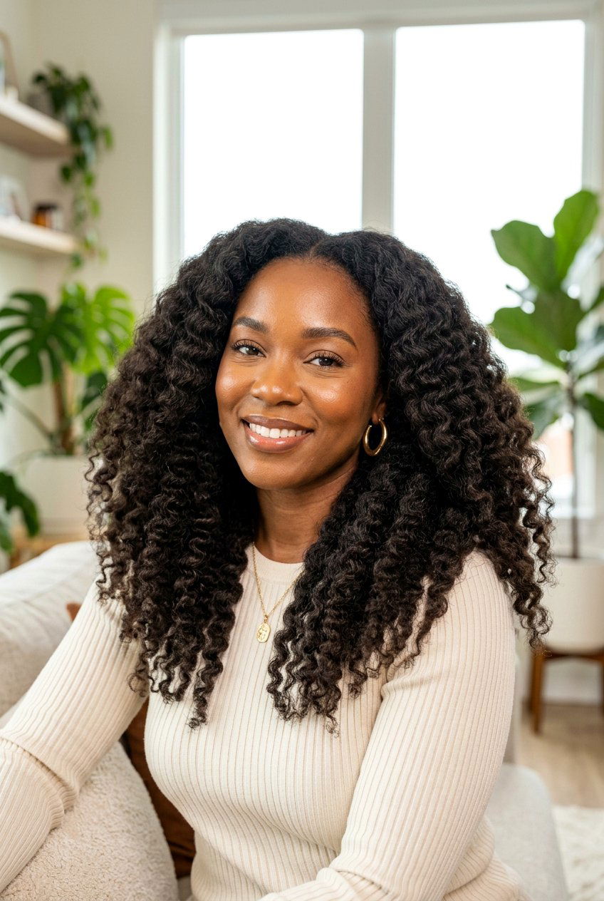 Braid Out - 20 natural hairstyles for black women - 20 natural hairstyles for black women