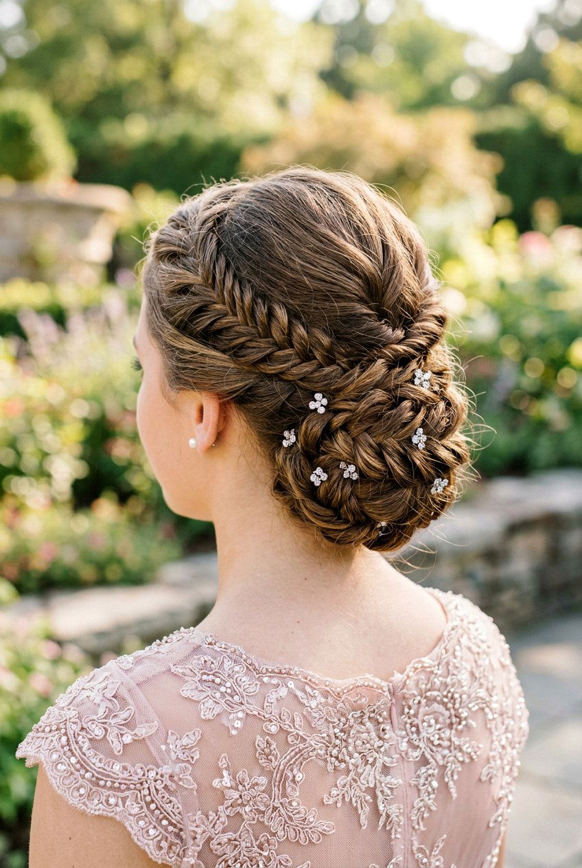 Braided And Twisted Updo For Teens - 20 formal dance hairstyles for teens - 20 formal dance hairstyles for teens