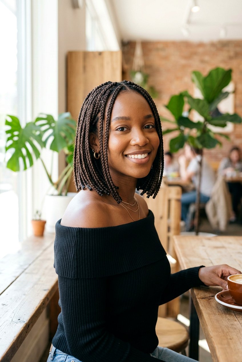 Braided Bob - 20 braided hairstyle for vacation photos - 20 braided hairstyle for vacation photos