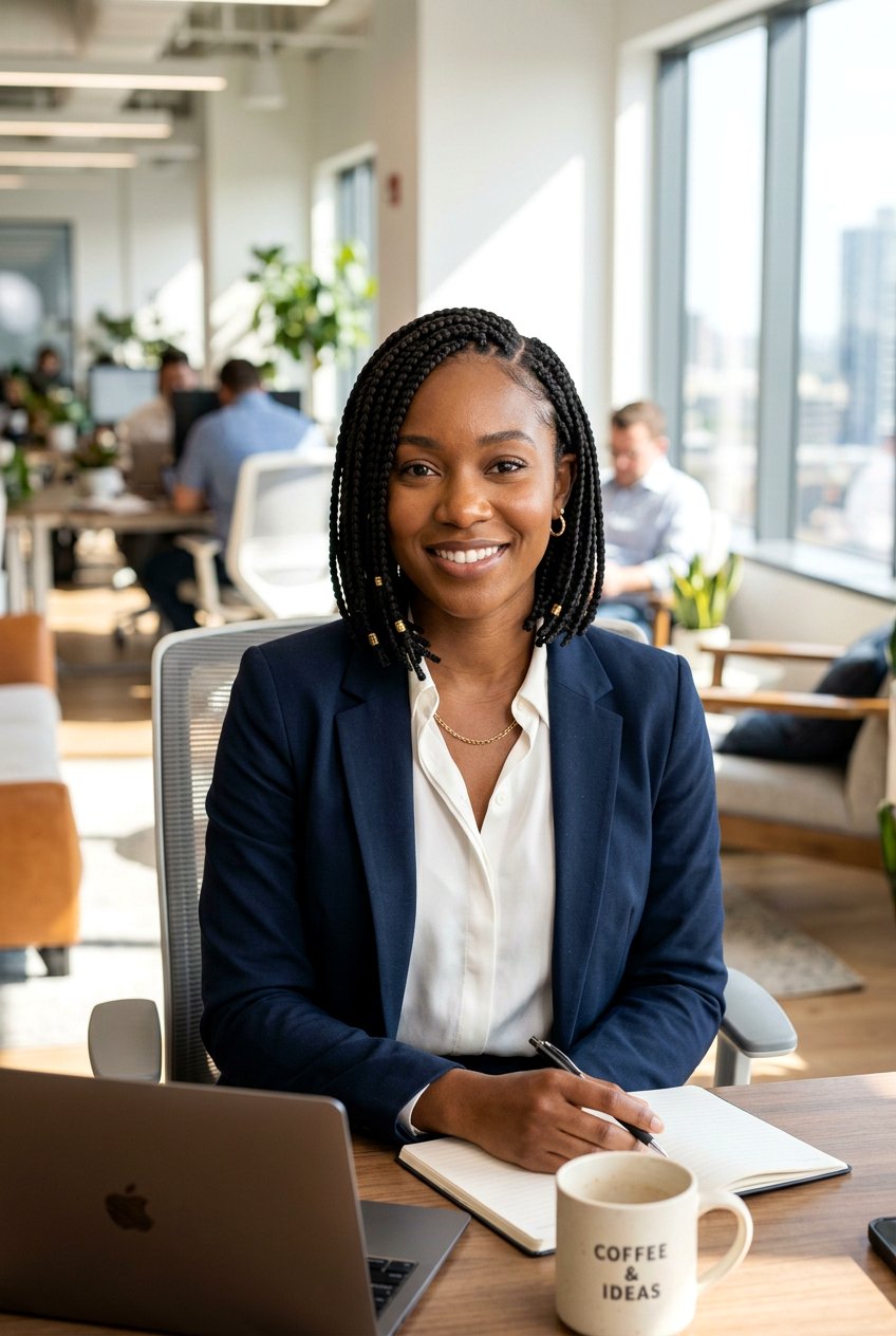 Braided Bob Protective Look - 20 protective office hairstyles - 20 protective office hairstyles