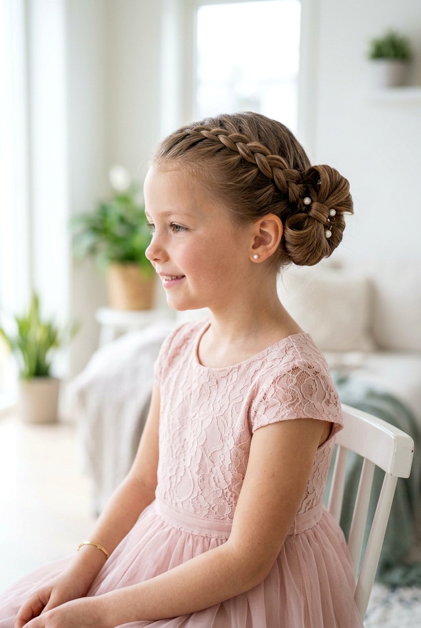 Braided Bow Bun For Girls - 20 bow bun hairstyle for girls - 20 bow bun hairstyle for girls