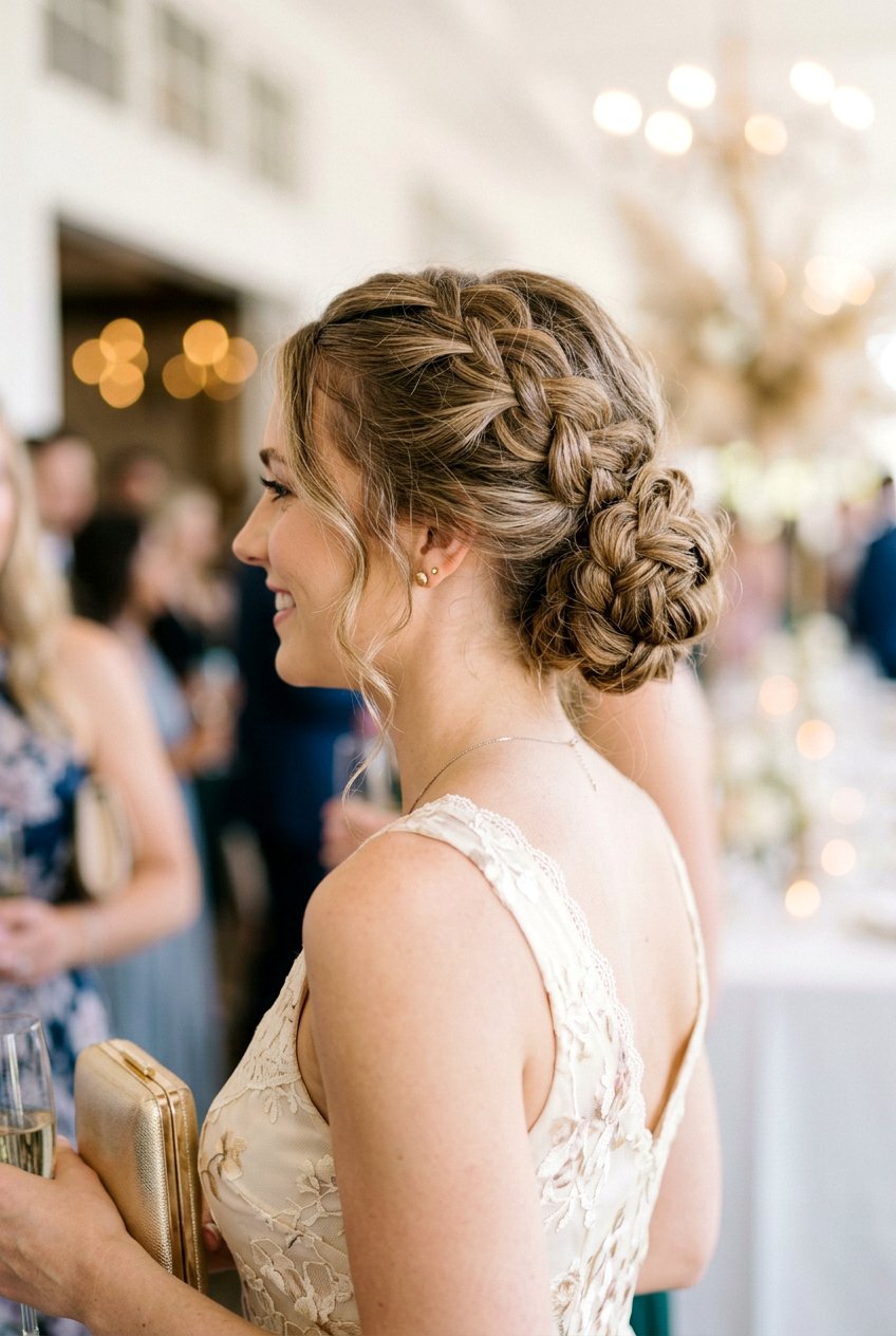 Braided Bun For Fine Hair - 20 festive braid bun hairstyle - 20 festive braid bun hairstyle