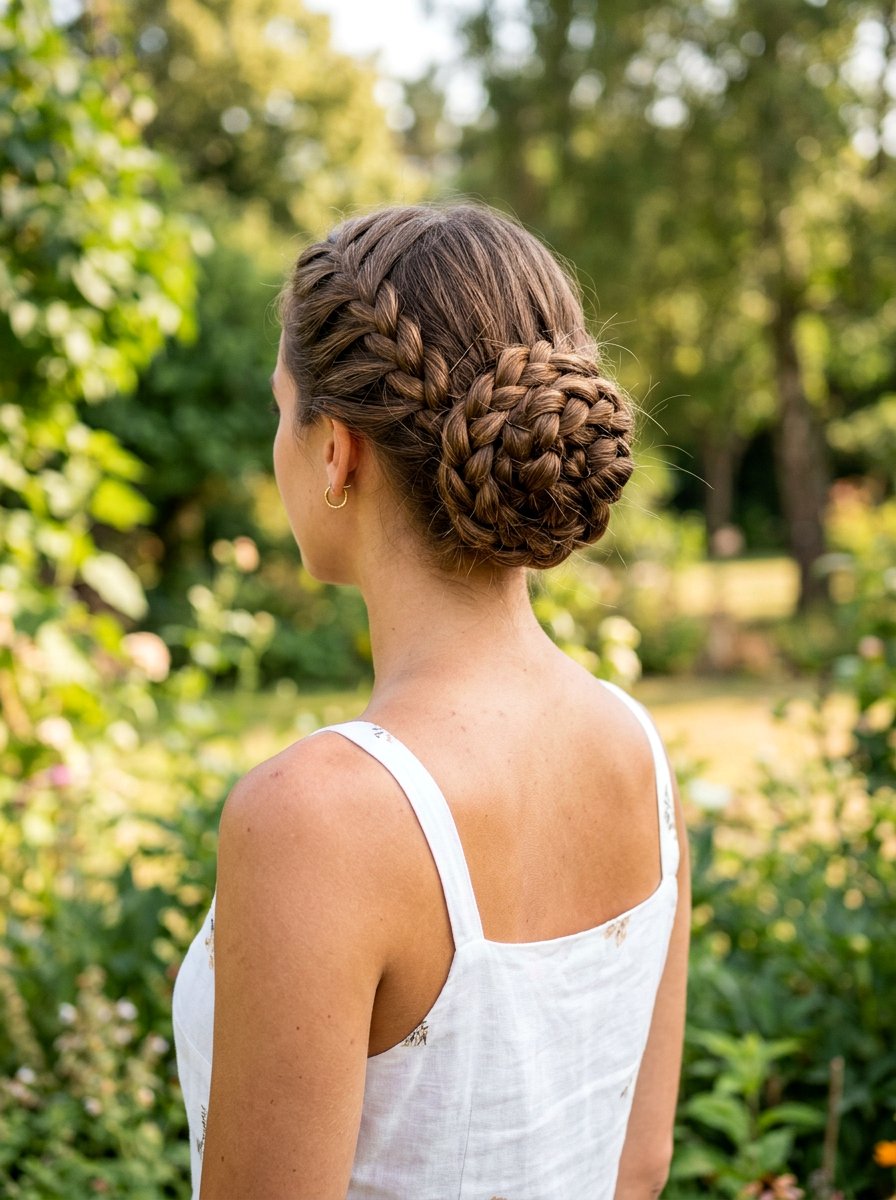 Braided Bun For Hot Weather - 20 hot weather hairstyles for women - 20 hot weather hairstyles for women