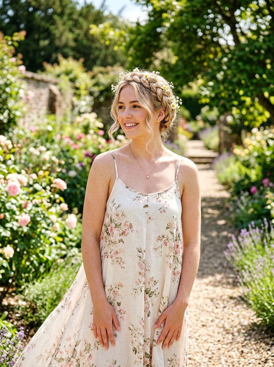 Braided Crown - 20 date night hair ideas for women - 20 date night hair ideas for women