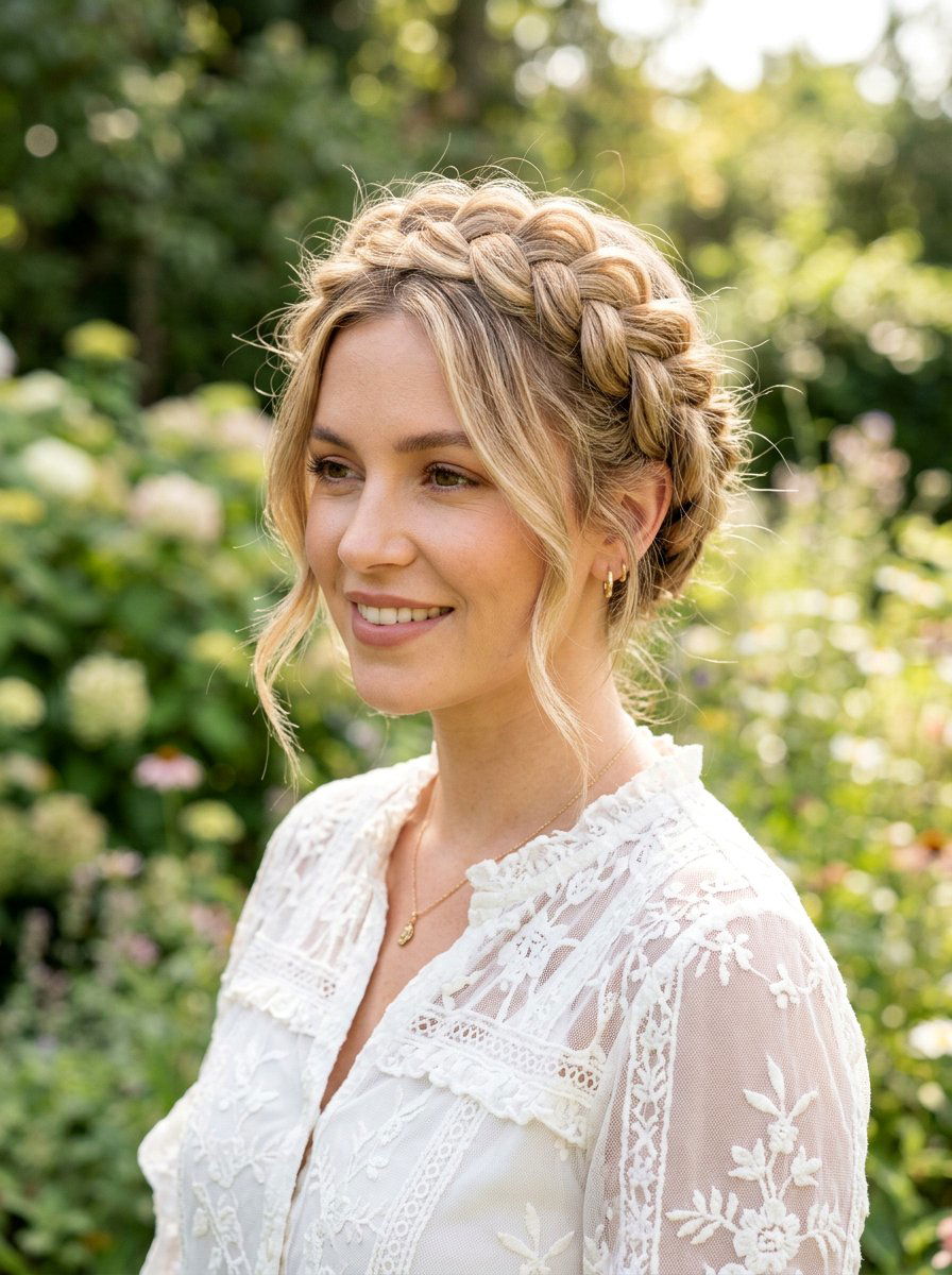 Braided Crown - 20 pinterest hairstyle ideas for women - 20 pinterest hairstyle ideas for women