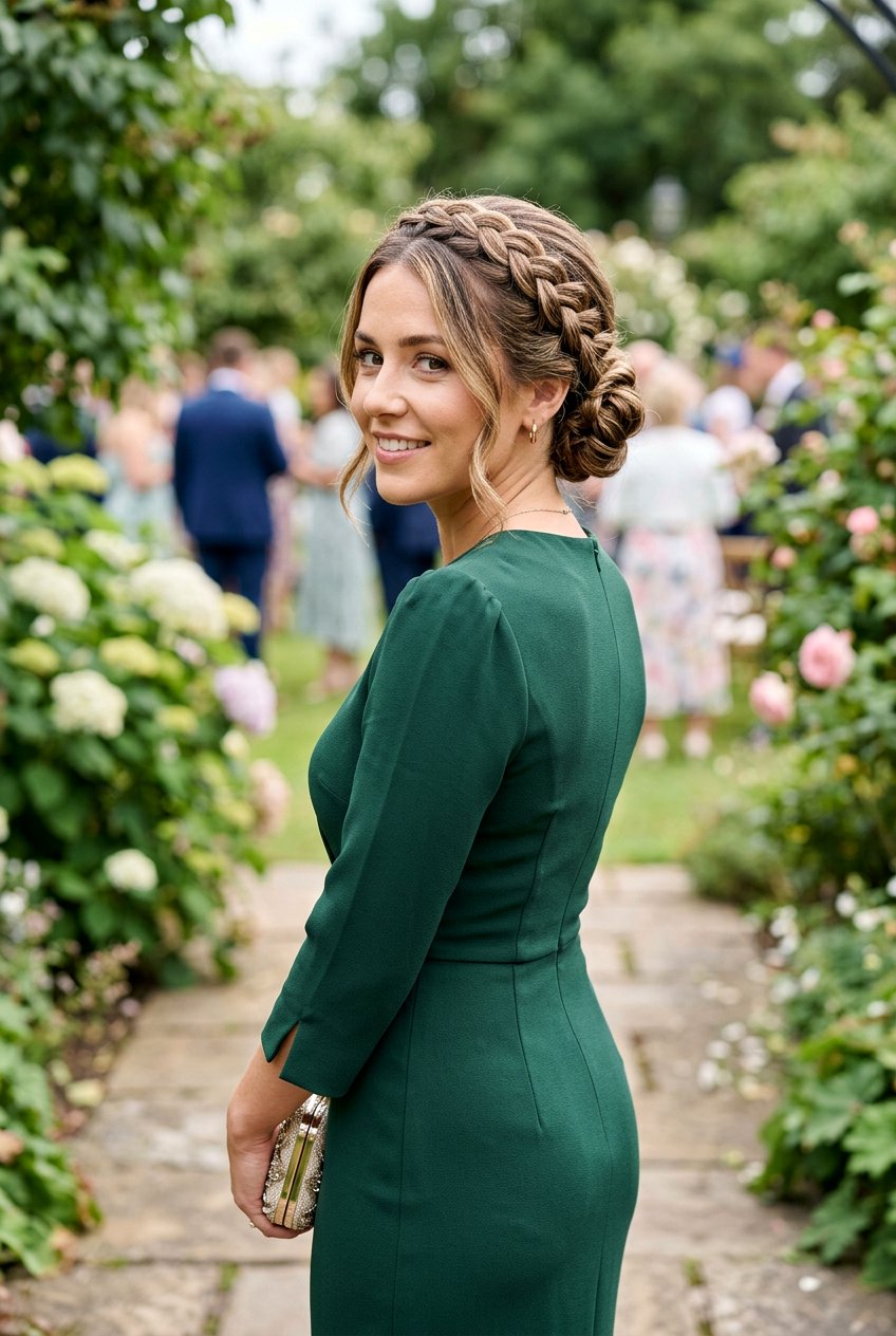 Braided Crown Bun - 20 braided bun for office women - 20 braided bun for office women