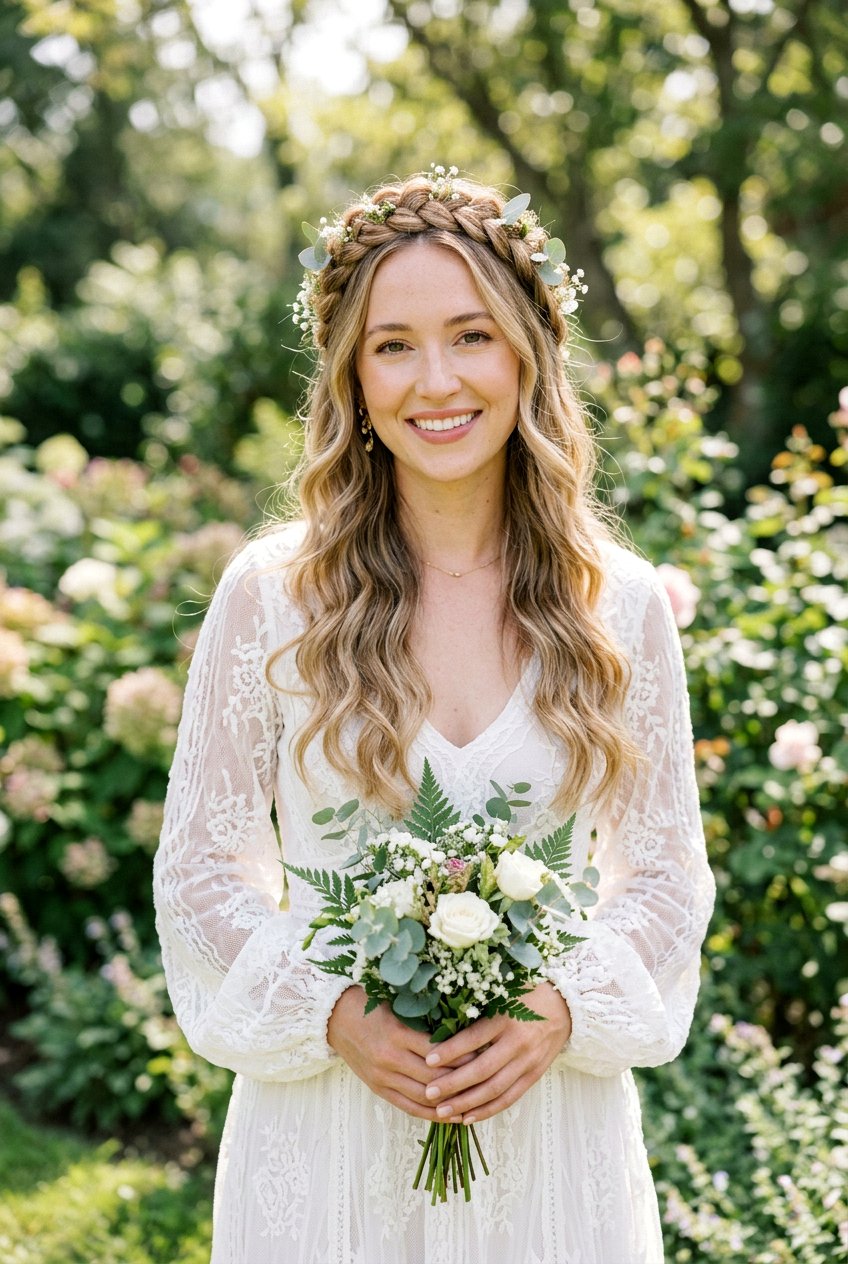 Braided Crown For Baby Shower - 20 baby shower hairstyles - 20 baby shower hairstyles