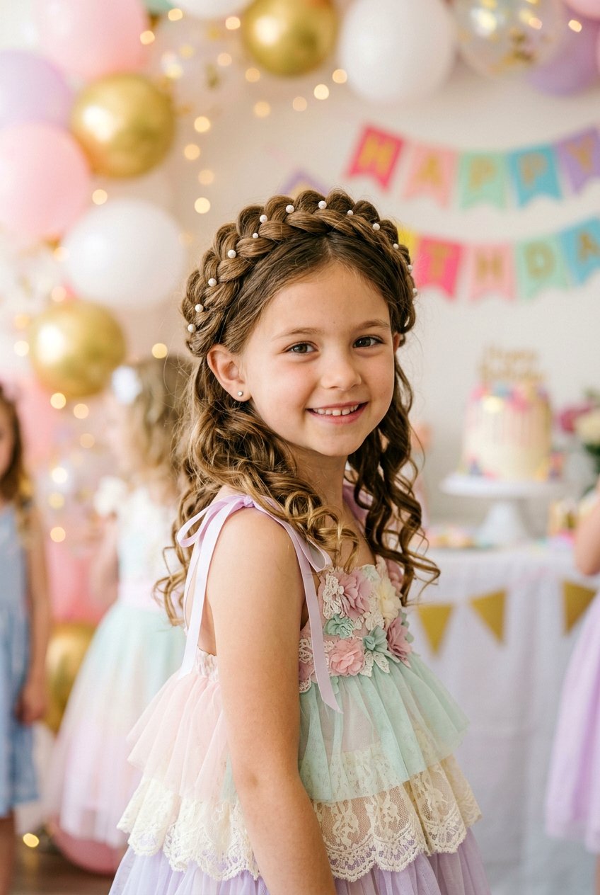 Braided Crown For Birthday - 20 birthday hairstyles for girls - 20 birthday hairstyles for girls