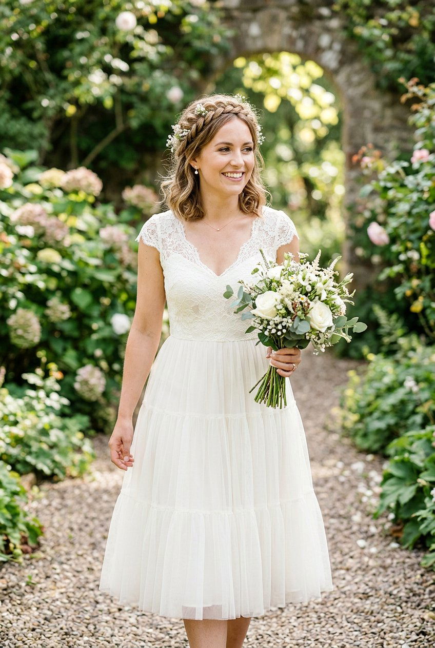 Braided Crown For Short To Medium Hair - 20 braided crown for brides - 20 braided crown for brides