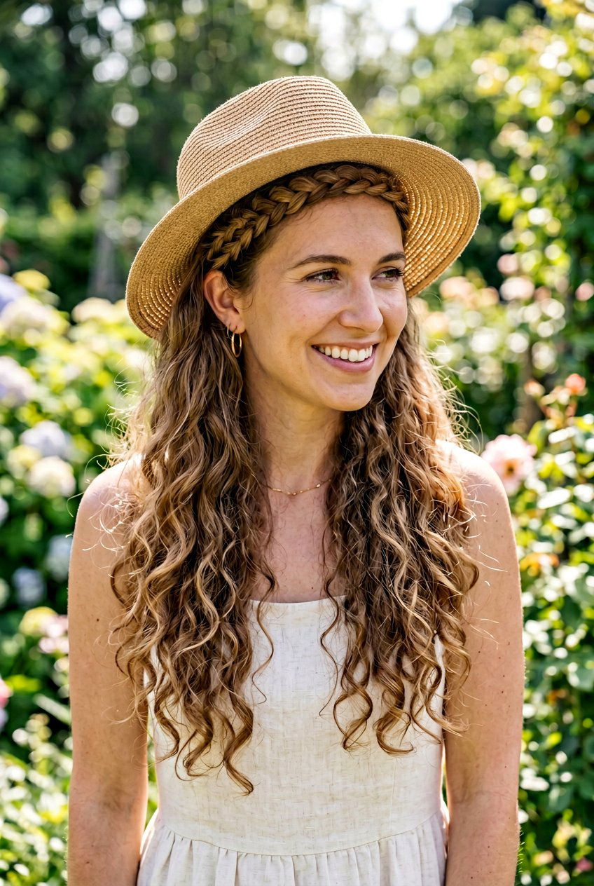 Braided Crown Headband - 20 first day of college hairstyle - 20 first day of college hairstyle