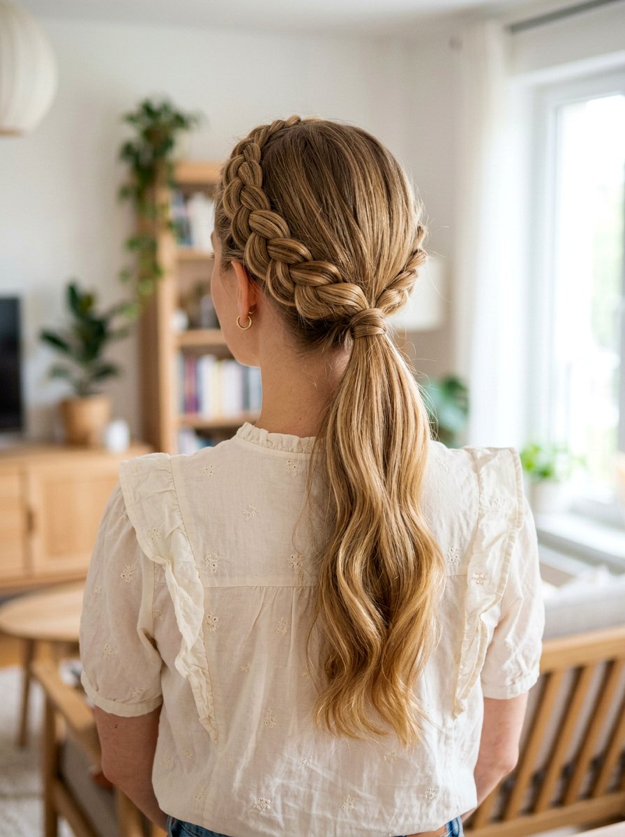 20 Quick and Cute Ponytail Hairstyle Ideas for School Days