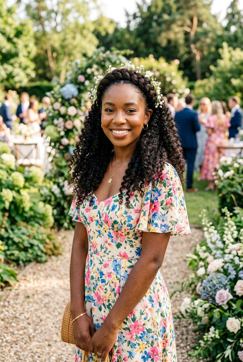 Braided Crown Natural Hair Half Up Half Down - 20 natural hair half up half down styles - 20 natural hair half up half down styles