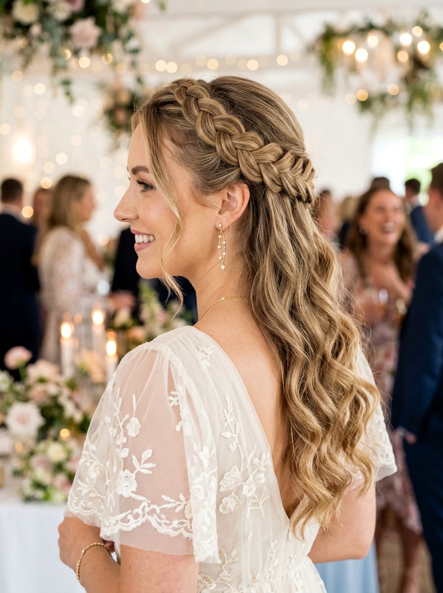 Braided Crown New Year Hairstyle - 20 new year party hairstyles - 20 new year party hairstyles