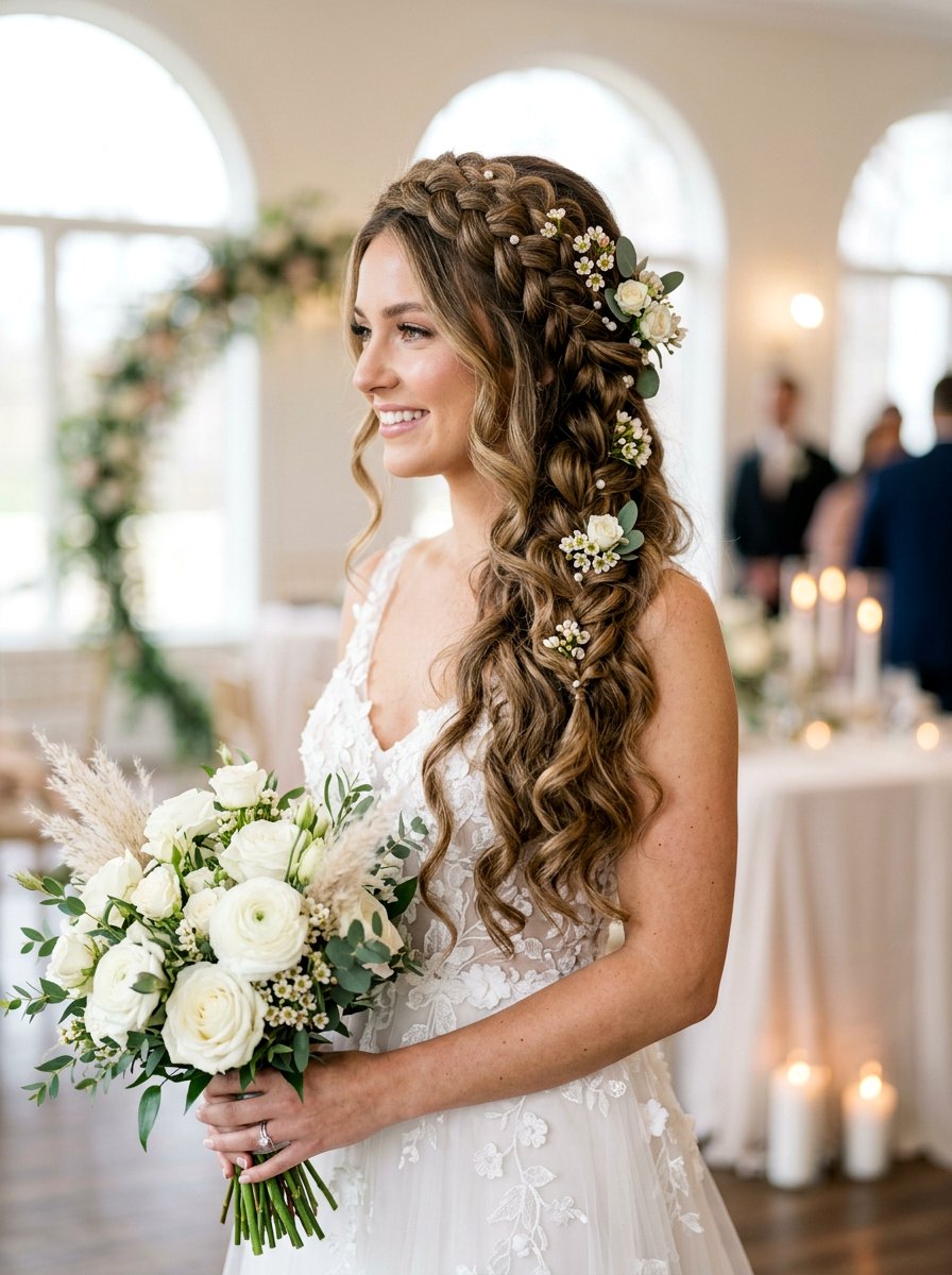 Braided Crown Wedding Hair Long Thick - 20 wedding hairstyles for long thick hair - 20 wedding hairstyles for long thick hair