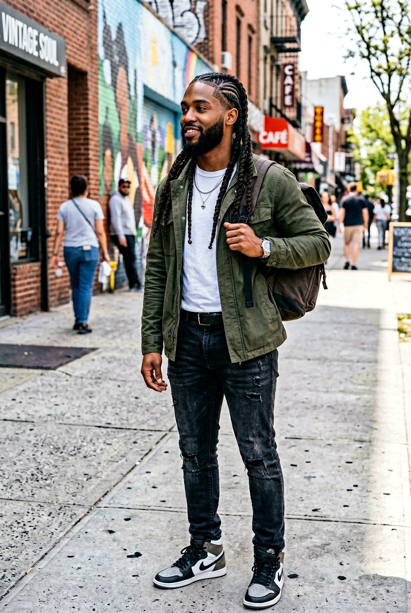 Braided Dreadlocks - 20 dreadlock styles for black men - 20 dreadlock styles for black men