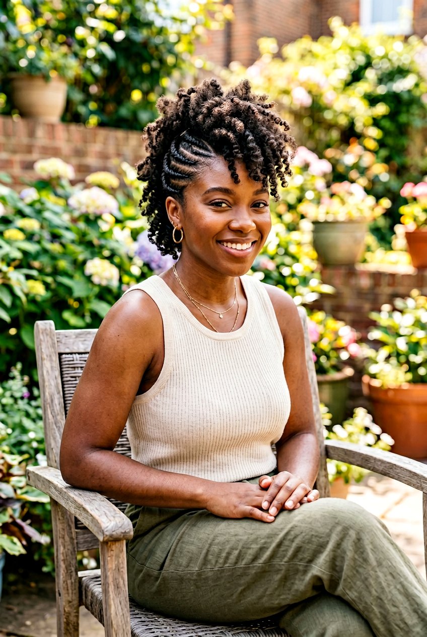 Braided Faux Hawk For Natural Hair - 20 braided mohawk hairstyle for women - 20 braided mohawk hairstyle for women