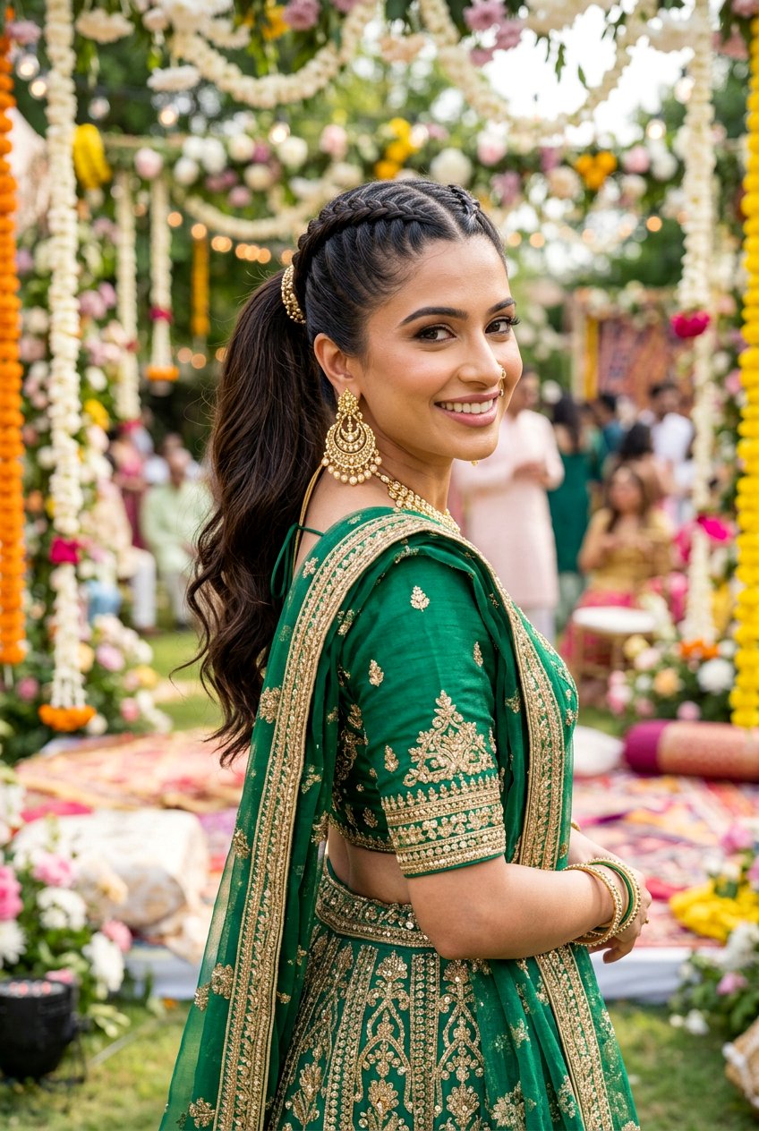 Braided Front Eid Ponytail Hairstyle - 20 eid ponytail hairstyle - 20 eid ponytail hairstyle