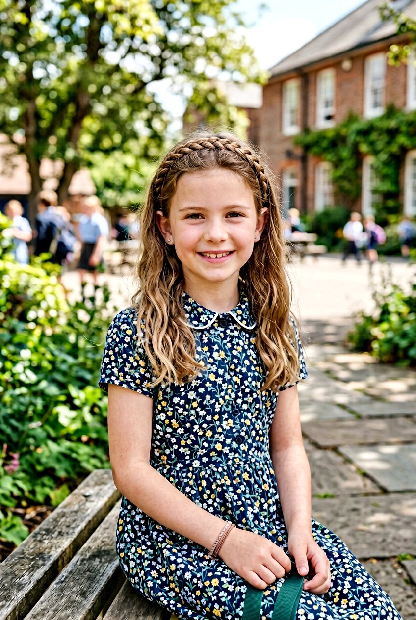 Braided Headband - 20 simple braid for school girls - 20 simple braid for school girls