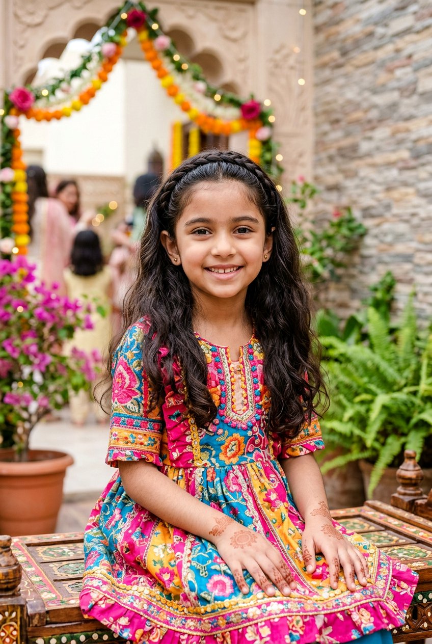 Braided Headband For Eid - 20 eid hairstyles for girls - 20 eid hairstyles for girls