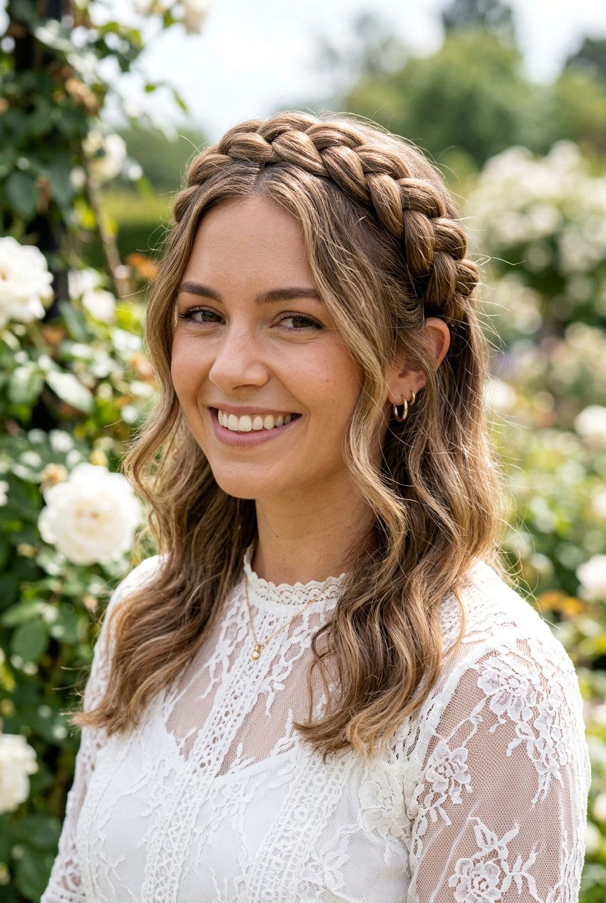 Braided Headband For Hairline Regrowth - 20 hairstyle to hide postpartum regrowth - 20 hairstyle to hide postpartum regrowth