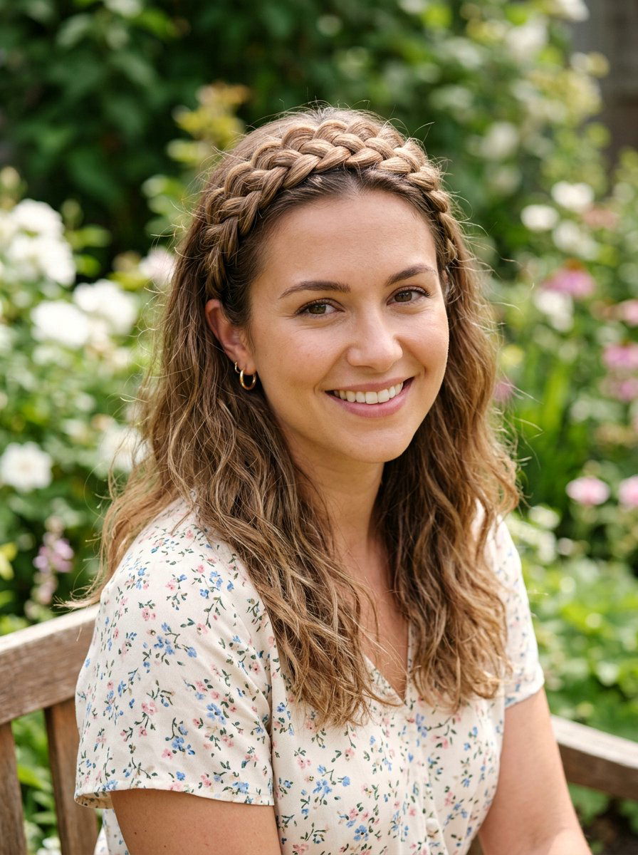 Braided Headband No Wash Hairstyle - 20 no wash day hairstyles - 20 no wash day hairstyles