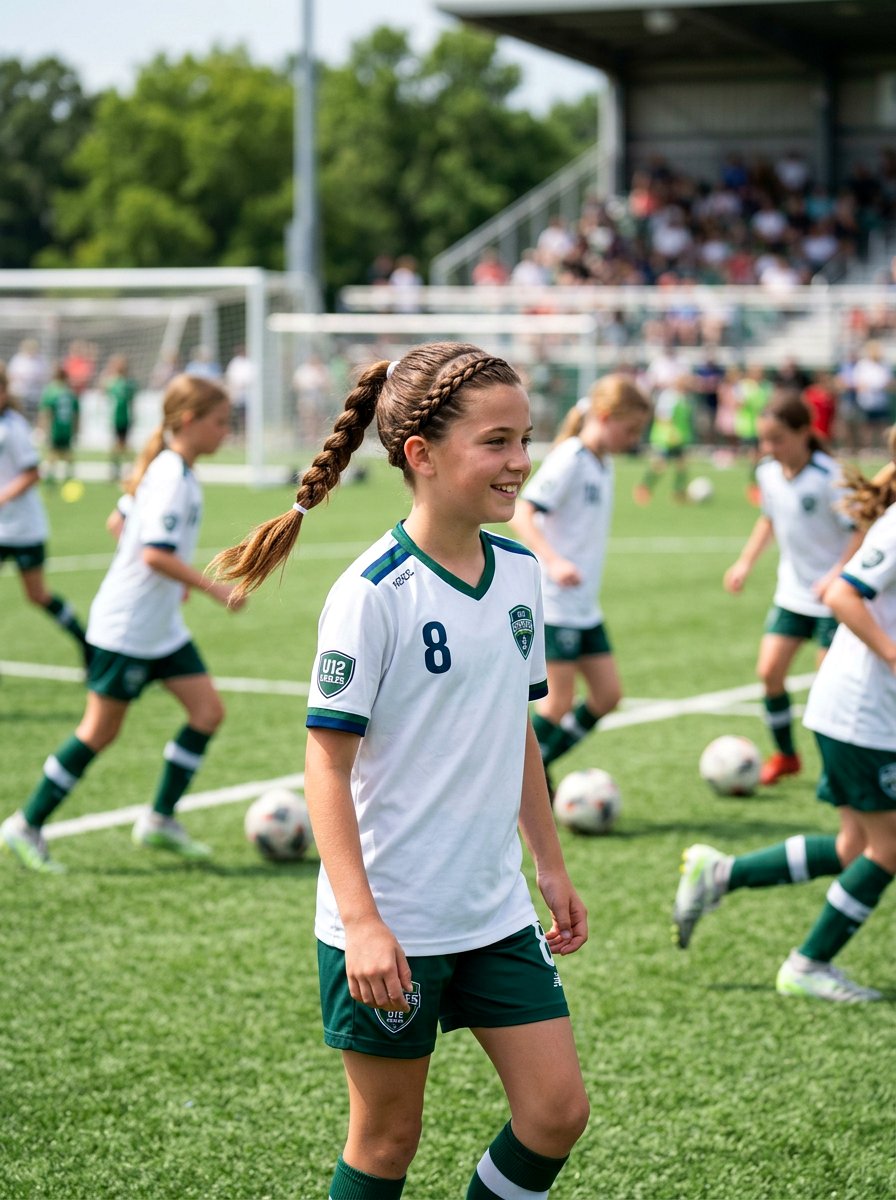 Braided Headband Soccer Ponytail - 20 soccer braid ponytail - 20 soccer braid ponytail