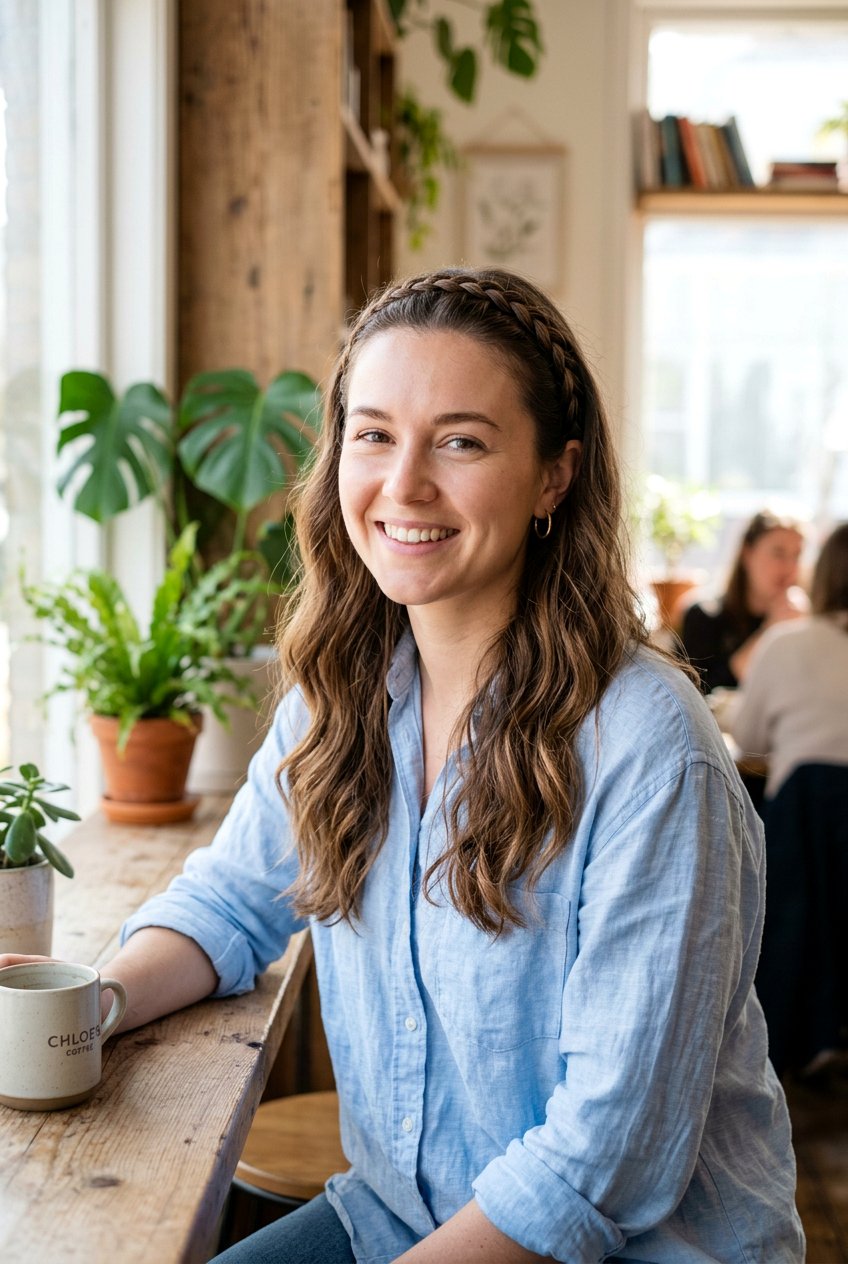 Braided Headband Style - 20 easy hairstyles for mornings - 20 easy hairstyles for mornings