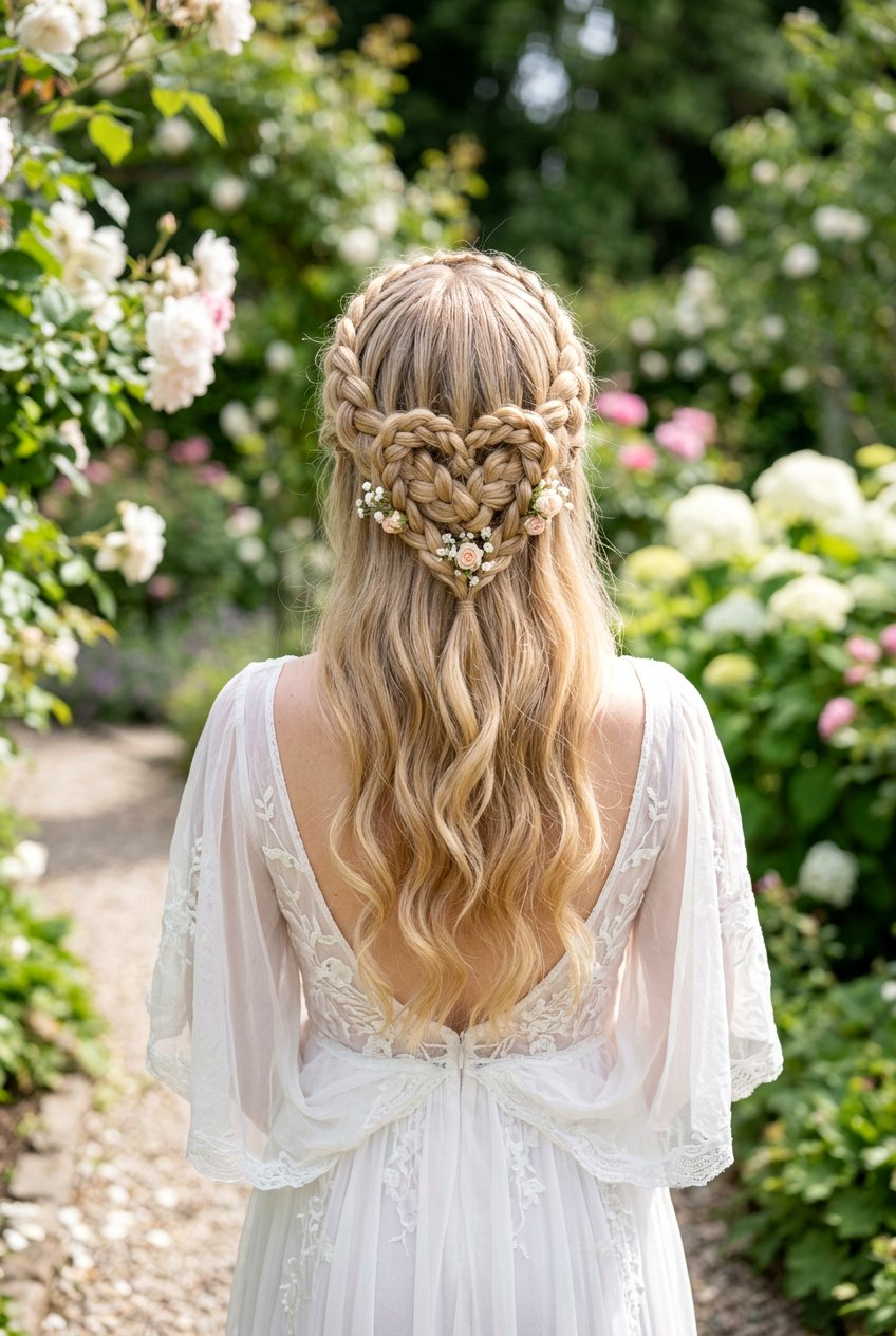 Braided Heart Crown Hairstyle - 20 braided heart hairstyle - 20 braided heart hairstyle