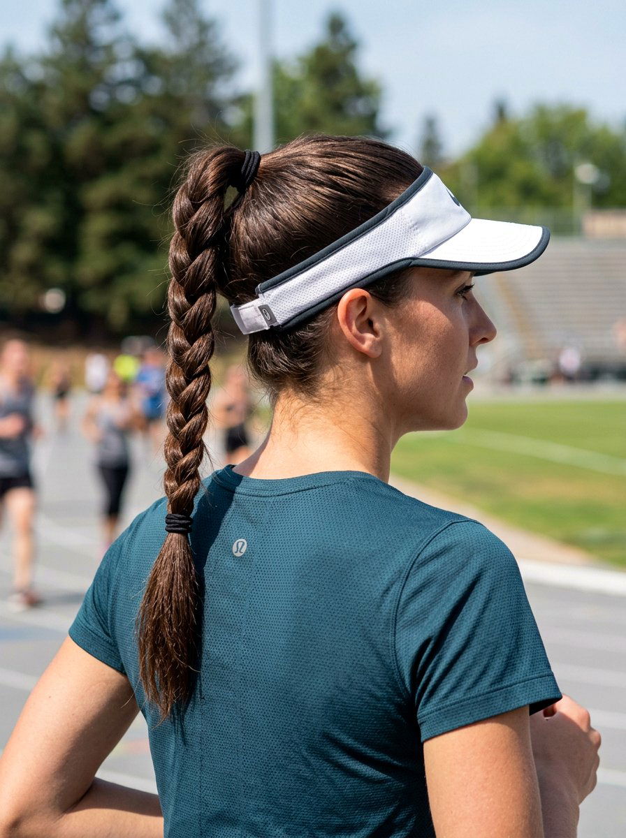 Braided High Ponytail - 20 pickleball hairstyles - 20 pickleball hairstyles